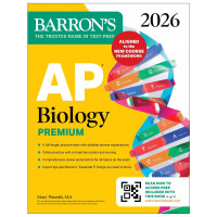 AP Biology Premium, 2026: Libro de preparación con 6 pruebas de práctica + Revisión completa + Práctica en línea (Preparación AP de Barron)