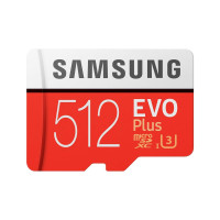 Samsung EVO Plus Clase 10 Micro SDXC con Adaptador, 512 GB (MB-MC512GA)
