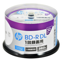 Hewlett Packard (HP) VBR260RP50SH1 Disco Blu-ray de grabación única BD-R 50 GB 50 hojas Blanco Imprimible Doble capa Velocidad 1-6x