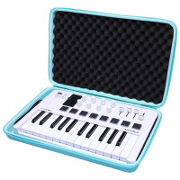 LTGEM Estuche compatible con controlador MIDI universal Arturia MiniLab 3, verde menta (solo estuche)