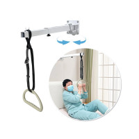 KAAMOS Barra de Trapecio de Cama para Ancianos Cama Pull Up Lift Assist Trapeze Bar Movilidad Discapacitados Barras de Trapecio Médicas para Salir de la Cama Hospital Asa Auxiliar de Transferencia Aérea