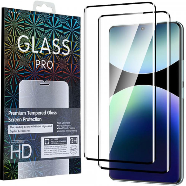 LosruGir Protector de Pantalla Compatible con Xiaomi Redmi Note 15 Pro Plus [Paquete de 2], Dureza 9H Superficie Curva HD Transparente Anti-Arañazos Vidrio Templado Sin Burbujas para Xiaomi Redmi Note 15 Pro Plus