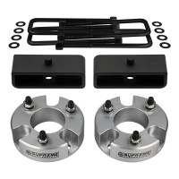 Supreme Suspensions - Kit de elevación delantera de 2 + kit de elevación trasera de 1.5 para Nissan Frontier 2005-2023 y Suzuki Equator 2WD 4WD 2009-2012 - Kit de elevación de suspensión completa (plata)