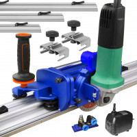 Amoladora angular orbital eléctrica, cortador de azulejos para azulejos de porcelana de cerámica grandes jiaomoji de hasta 124 pulgadas, herramienta de corte precisa de azulejos de cerámica (amoladora angular incluida)