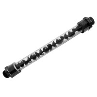 Mezclador estático de PVC, conexión de rosca de tornillo NPT, mezclador estático en línea para mezcla de gas y líquido, mezcla de fertilizantes agrícolas (3/4 pulgadas)