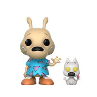 ¡Funko Pop! Televisión: La vida moderna de Rocko - Rocko & Spunky (los estilos pueden variar) Juguete coleccionable