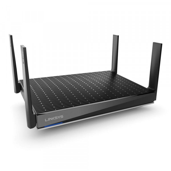 Enrutador Linksys Mesh Wifi 6, doble banda, 3000 pies cuadrados. Cobertura ft, más de 40 dispositivos, velocidades de hasta 6,0 Gbps - MR9600 (renovado), 1 paquete