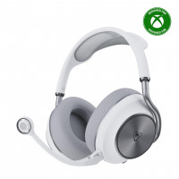 Turtle Beach Stealth Pro II Premium Auriculares inalámbricos para juegos para Xbox Series X|S, PS5, PS4, PC - Audio de alta resolución, Dolby Atmos, cancelación activa de ruido, Bluetooth simultáneo, audio de 24 bits - Blanco