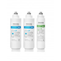 Filtro Waterdrop G3-2CFCB, repuesto para sistema de ósmosis inversa Waterdrop G3-W, G3P600 y G3P800, paquete de 2 filtros G3-N1CF y 1 filtro G3-N3CB, combo de 1 año