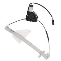 Vurkcy Elevalunas eléctrico trasero derecho del lado del pasajero con motor compatible con Jeep Grand Cherokee 2001-2004, repuesto OEM 741-375