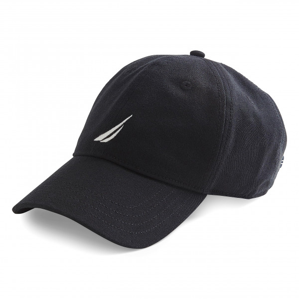 Nautica Gorra de béisbol ajustable con logotipo clásico para hombre, color negro, talla única