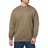 HUGO, Sudadera de rizo francés con logo pequeño, cordón elástico, XXL