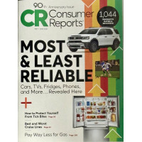 Revista Consumer Reports (edición de mayo de junio de 2026) Más y menos confiable