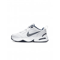Nike Air Monarch IV, Zapatillas de Entrenamiento para Hombre, Blanco/Plata metálico, 11