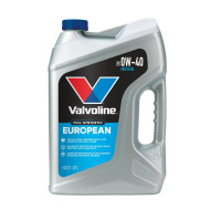 Aceite de motor Valvoline European Vehicle totalmente sintético SAE 0W-40, 5 cuartos de galón