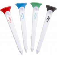 Callaway Par Tee Tees de golf de plástico, paquete de 4, surtidos
