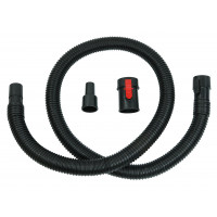 Ridgid Tug-A-Long OEM 31713 original 1-7/8 pulgadas, kit de manguera de aspiradora de 7 pies para aspiradoras húmedas/secas con adaptador de 1-1/4 pulgadas