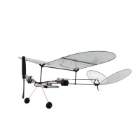 Goekhyrani Modo de helicóptero RC, MinimumRC Butterfly V1 3CH RC monoplano ultraligero Mini modelo de avión de ala fija, colección de modelos de mini avión (kit de motor)