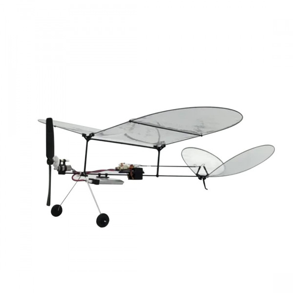 Goekhyrani Modo de helicóptero RC, MinimumRC Butterfly V1 3CH RC monoplano ultraligero Mini modelo de avión de ala fija, colección de modelos de mini avión (kit de motor)