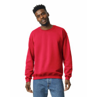 Gildan Sudadera polar con cuello redondo para adulto, estilo G18000, paquete múltiple, rojo (paquete de 36), extragrande