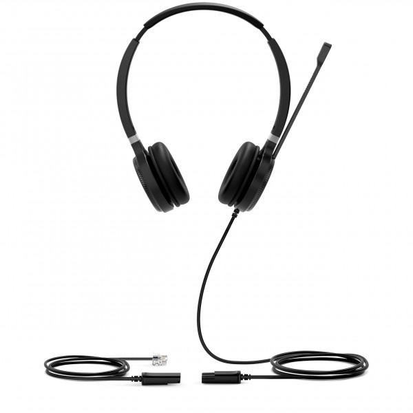 Yealink YHS36 Auriculares Duales - Estéreo - Desconexión Rápida - Con Cable - 32 Ohm - 20 Hz