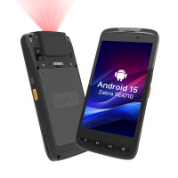 Arrvel Escáner de código de barras Android 15 T50C, PDA portátil resistente Zebra SE4710, computadora móvil industrial con pantalla táctil de 5, terminal de datos IP65 con GPS WiFi 4G LTE, escáner de inventario para logística de almacén WMS