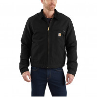 Carhartt Iconic J01 Duck Detroit - Chaqueta para hombre, color negro, 3XL