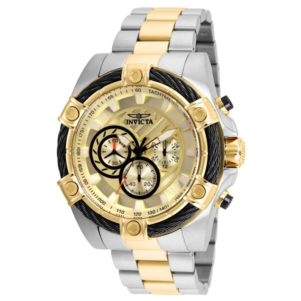 Invicta 25518 Bolt Reloj analógico de cuarzo de dos tonos para hombre