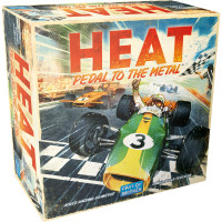 Asmodee HEAT: Juego de mesa Pedal to the Metal: intenso juego de estrategia y carreras de autos, divertido juego familiar para niños y adultos, mayores de 10 años, de 1 a 4 jugadores, tiempo de juego de 60 minutos