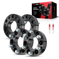 Torchbeam Adaptadores de rueda de 6 x 135 mm a 6 x 139,7 mm de 1,5 pulgadas con paso de rosca M14 x 2, orificio de cubo de 87,1 mm, 4 adaptadores para 2004-2014 F-150 2003-2014 Expedition, Navigator, Mark LT, cambia el patrón de pernos