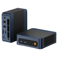 BOSGAME P3 Mix Mini PC, Mini Computadoras con Ryzen 5 7640HS (hasta 5.0 GHz), 32GB DDR5, 1TB PCIe SSD, 4K Triple Display, USB 4.0, Dual 2.5G LAN & Wi-Fi 6E & BT5.2, Mini Desktop para Oficina en Casa
