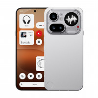 Nothing Phone (4a) Teléfono celular Pro 2026 nuevo, teléfono inteligente Android 16 desbloqueado, cámara de triple lente, ediciones de fotos AI, pantalla AMOLED de 6.83 144 Hz, batería de 5080 mAh, matriz de glifos de doble SIM (plateado, 12+256 GB)