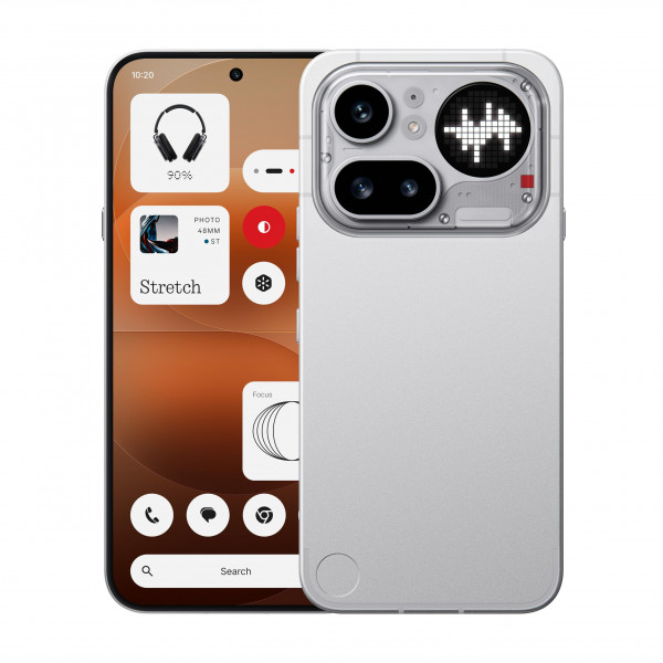 Nothing Phone (4a) Teléfono celular Pro 2026 nuevo, teléfono inteligente Android 16 desbloqueado, cámara de triple lente, ediciones de fotos AI, pantalla AMOLED de 6.83 144 Hz, batería de 5080 mAh, matriz de glifos de doble SIM (plateado, 12+256 GB)