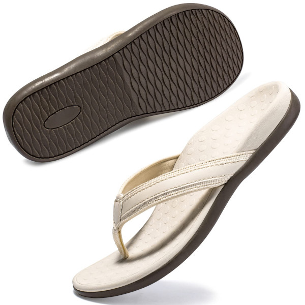 LLSOARSS Sandalia para pies para fascitis plantar con soporte para el arco: las mejores chanclas ortopédicas para pies planos, dolor en el talón, para mujeres