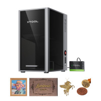 xTool F2 Ultra Grabador láser dual MOPA de 60 W y diodo de 40 W, grabado en metal en más de 100 colores, cámaras duales de 48 MP, optimización automática, cortadora y grabadora láser de fibra 3D ultrarrápida de 15 000 mm/s alimentada por IA