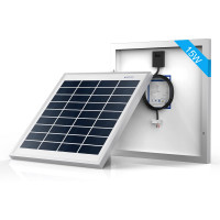 ACOPOWER Panel solar pequeño de 15 vatios, módulo policristalino de alta eficiencia de panel solar único de 15 W 12 V para carga de batería, cámara de seguridad, puerta automática, gallinero, barco, aplicaciones fuera de la red