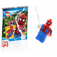 LEGO Marvel Super Heroes LOOSE Minifigura Spider-Man con telarañas