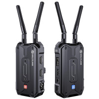 Hollyland Pyro H Sistema inalámbrico de transmisión de vídeo HDMI, doble banda 4K30/1080p60 1300 pies de rango de latencia de 60 ms, hasta 4 receptores, escaneo inteligente de canales, transmisión en vivo UVC (1TX+1RX)