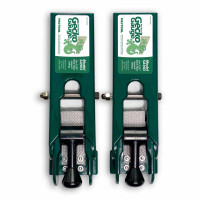PacTool Gecko Gauge, el kit original de instalación de revestimiento para el hogar, para uso con revestimiento de fibrocemento de 5/16 pulgadas y revestimiento James Hardie, incluye 2 abrazaderas de calibre Gecko