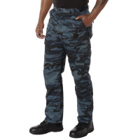 Rothco Camo BDU Pantalones, Camuflaje Azul Medianoche, Grande
