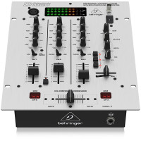 Behringer Pro Mixer Dx626 Mezclador Dj Profesional De 3 Canales Con Contador Bpm, Negro