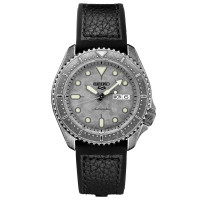 Reloj SEIKO 5 automático con esfera gris para hombre SRPE79