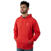 Field & Stream Holloa French Terry Sudadera con capucha para hombre, rojo vintage, pequeño