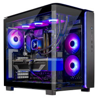 PC para juegos Skytech Gaming King 95, Intel Ultra 7 270K Plus 5.4GHz, NVIDIA RTX 5080 16GB VRAM, 1TB Gen4 NVMe SSD, 32GB DDR5 RAM 6000, 850W Gold ATX 3 PSU, 360 ARGB AIO, WI-FI 6, Windows 11, computadora de escritorio
