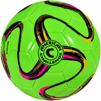 Balón de fútbol American Challenge Brasilia – Balón de fútbol de entrenamiento profesional para campos de césped – Balones de fútbol duraderos cosidos a máquina de TPU – Tamaños 2, 3, 4 y 5 – Práctica al aire libre y juego de partidos