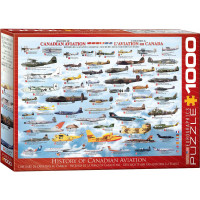 EuroGraphics History Canadian Aviation Puzzle de 1000 piezas (6000-0231)