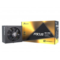 Seasonic FOCUS GX-750 - 750W - 80+ Gold - Modular completo - Factor de forma ATX - Bajo nivel de ruido - Condensador japonés premium - 10 años de garantía - Compatible con Nvidia RTX 30/40 Super y GPU AMD (Ref. SSR-750FX)