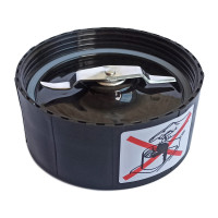 1 pieza de repuesto de hoja plana para licuadora Magic Bullet, compatible con Magic Bullet 250W serie MB1001 con juntas, accesorios para licuadora