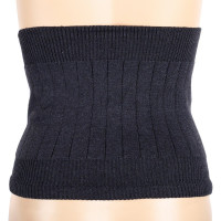 Ewanda store Cinturón protector de cintura elástico suave y fino de cachemira cálido de invierno para mujer (gris oscuro)
