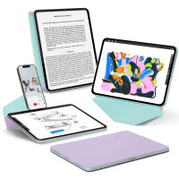 MOFT Dynamic Folio Funda para iPad mini 7th A17 Pro 2024 y iPad mini 6th A15 2021, Funda delgada con soporte magnético de 8,3 pulgadas con más de 20 ángulos de visión, encendido/apagado automático, ultrafina, peonía